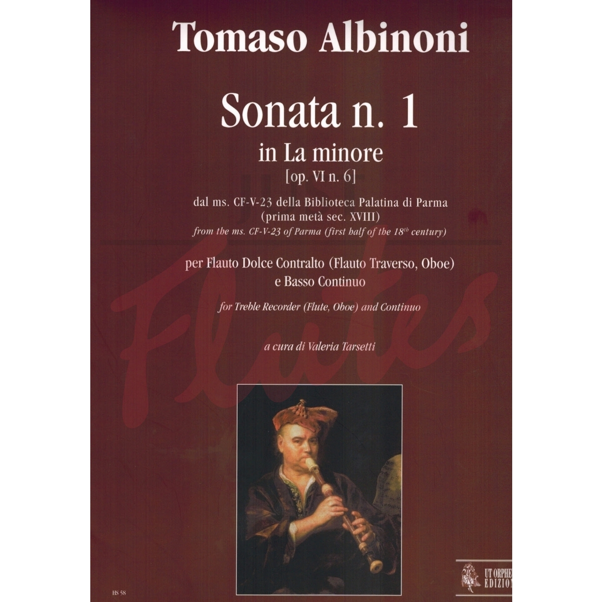 Sonata No 1 in A minor for Treble Recorder or Flute